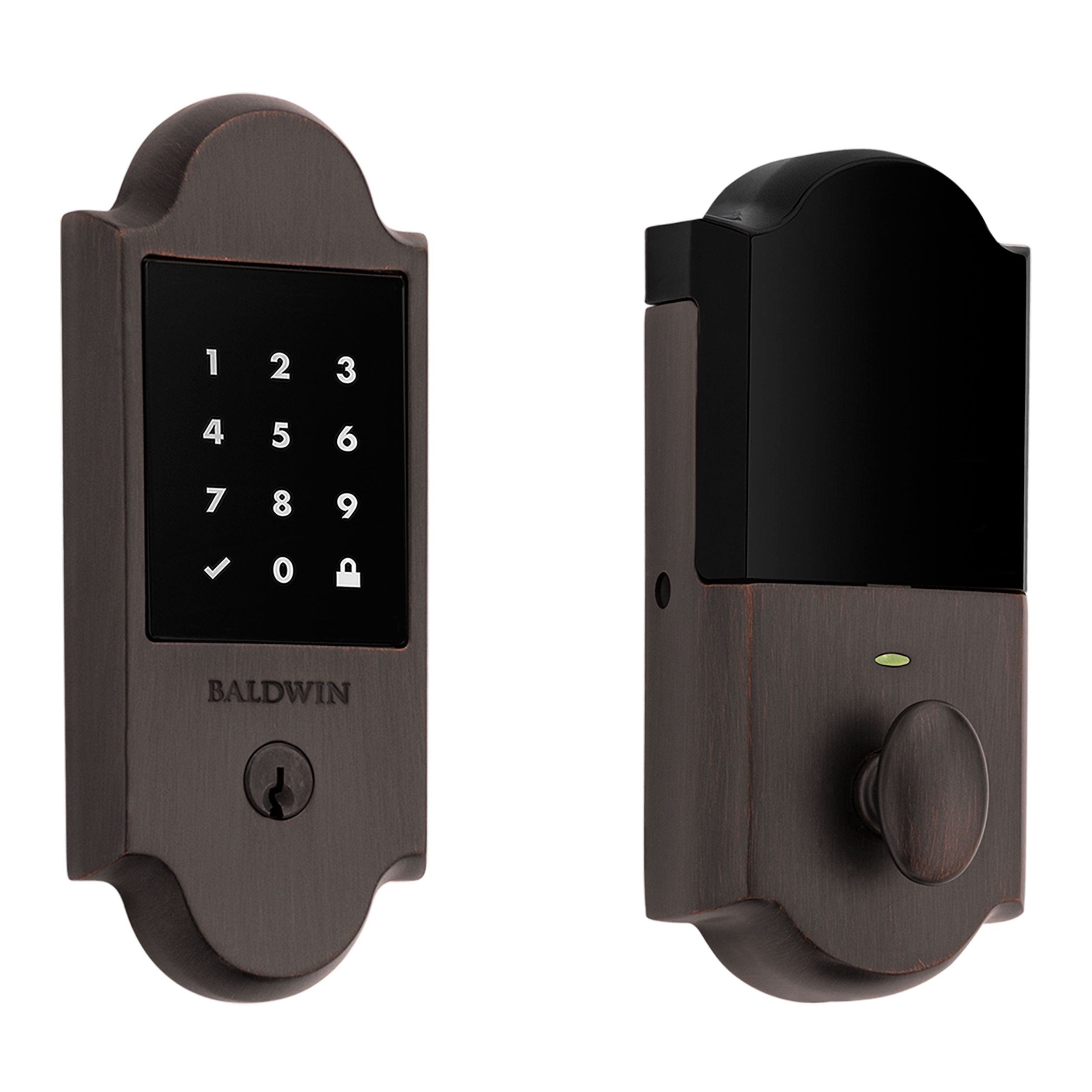 Baldwin - Estate Collection - Deadbolts - Boulder Touchscreen Deadbolt w/ Z-Wave Technology