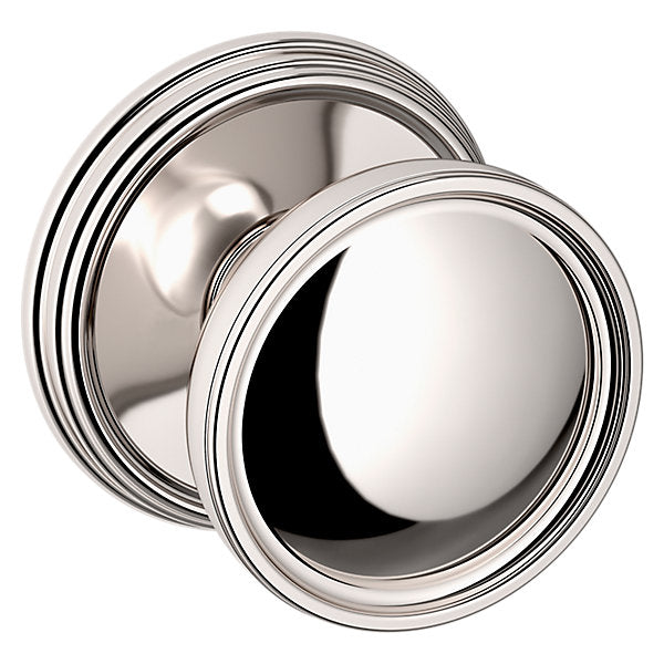 Baldwin - Estate Collection - Pre-Configured Door Knobs & Levers - K012 Tulip Door Knob w/ 5078 Rose