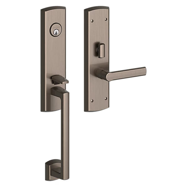 Baldwin - Estate Collection - Mortise Entry Handlesets - Soho M516 Mortise Handleset w/ Lever (Trim ONLY)