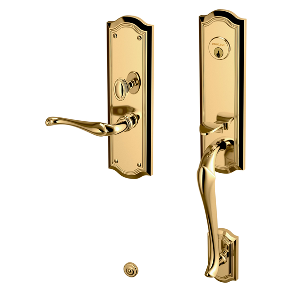 Baldwin - Estate Collection - Mortise Entry Handlesets - Bethpage 3/4 Escutcheon M522 Mortise Handleset w/ Lever (Trim ONLY)