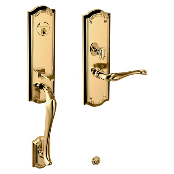 Baldwin - Estate Collection - Mortise Entry Handlesets - Bethpage 3/4 Escutcheon M522 Mortise Handleset w/ Lever (Trim ONLY)