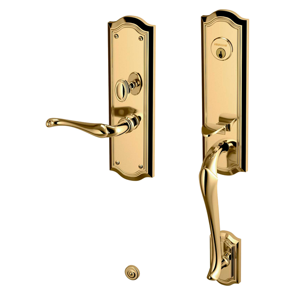 Baldwin - Estate Collection - Mortise Entry Handlesets - Bethpage 3/4 Escutcheon M522 Mortise Handleset w/ Lever (Trim ONLY)