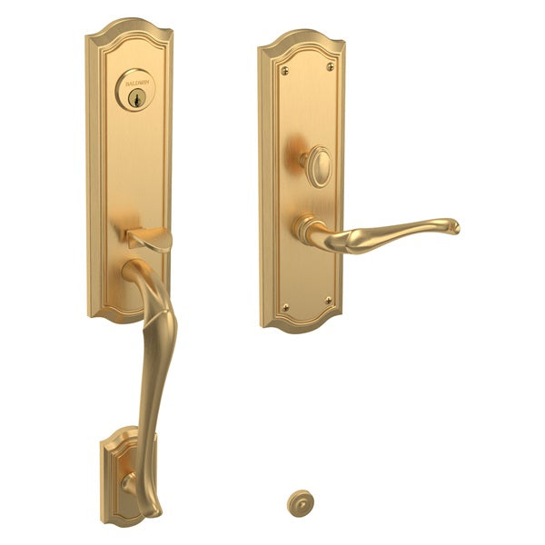 Baldwin - Estate Collection - Mortise Entry Handlesets - Bethpage 3/4 Escutcheon M522 Mortise Handleset w/ Lever (Trim ONLY)