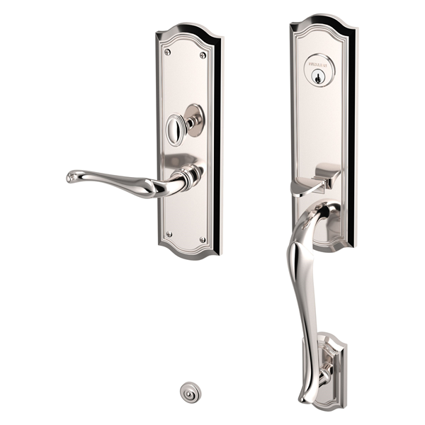 Baldwin - Estate Collection - Mortise Entry Handlesets - Bethpage 3/4 Escutcheon M522 Mortise Handleset w/ Lever (Trim ONLY)