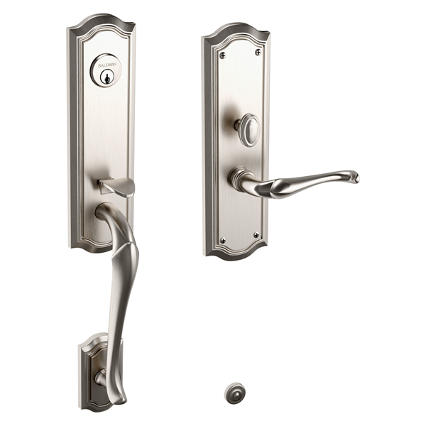 Baldwin - Estate Collection - Mortise Entry Handlesets - Bethpage 3/4 Escutcheon 6554 Mortise Handleset w/ Lever (Trim ONLY)