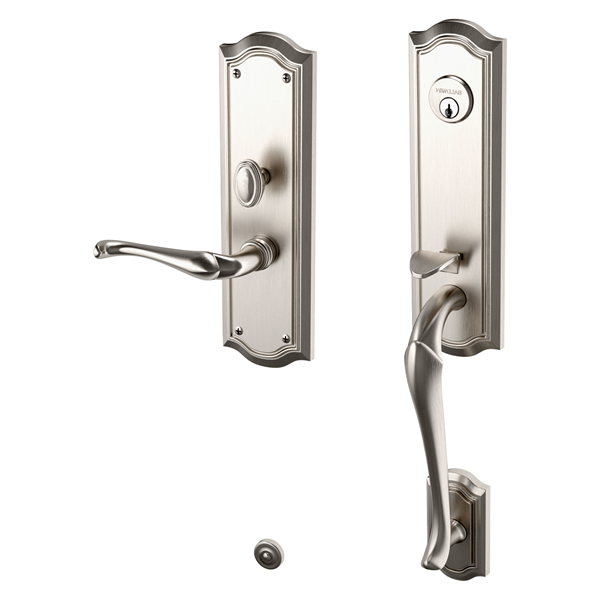 Baldwin - Estate Collection - Mortise Entry Handlesets - Bethpage 3/4 Escutcheon M522 Mortise Handleset w/ Lever (Trim ONLY)