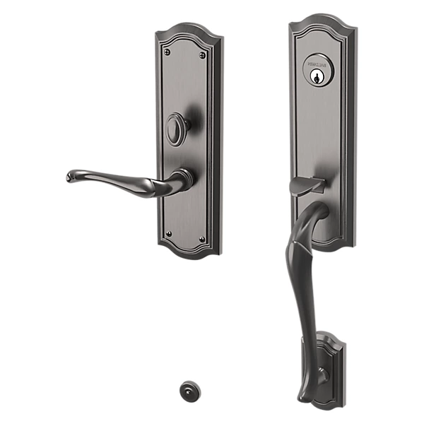 Baldwin - Estate Collection - Mortise Entry Handlesets - Bethpage 3/4 Escutcheon M522 Mortise Handleset w/ Lever (Trim ONLY)