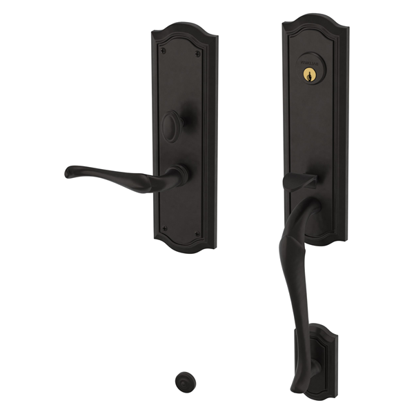 Baldwin - Estate Collection - Mortise Entry Handlesets - Bethpage 3/4 Escutcheon M522 Mortise Handleset w/ Lever (Trim ONLY)