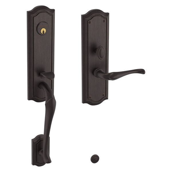 Baldwin - Estate Collection - Mortise Entry Handlesets - Bethpage 3/4 Escutcheon M522 Mortise Handleset w/ Lever (Trim ONLY)