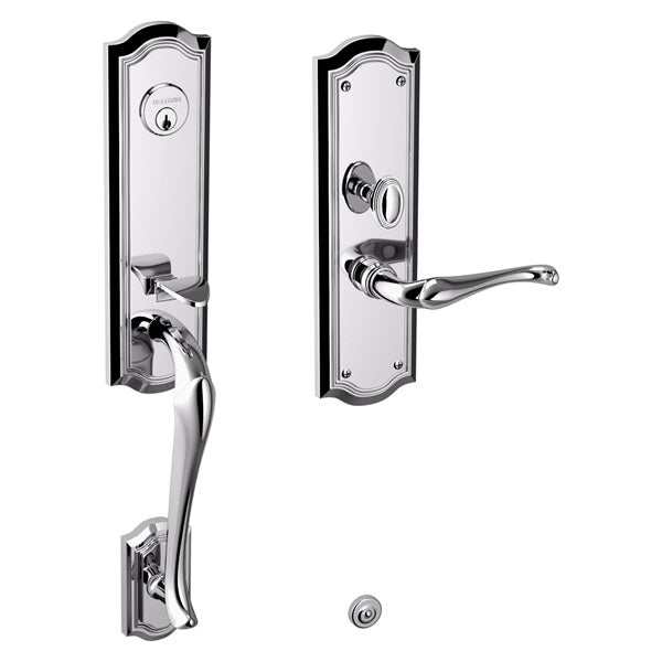 Baldwin - Estate Collection - Mortise Entry Handlesets - Bethpage 3/4 Escutcheon M522 Mortise Handleset w/ Lever (Trim ONLY)