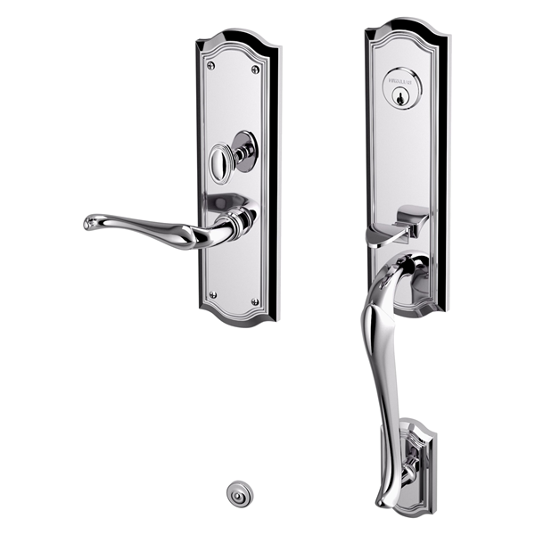 Baldwin - Estate Collection - Mortise Entry Handlesets - Bethpage 3/4 Escutcheon M522 Mortise Handleset w/ Lever (Trim ONLY)