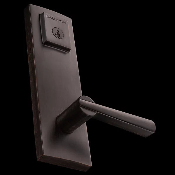 Baldwin - Prestige Collection - Tubular Entry Handlesets - Spyglass (SPE) Lever Handleset w/ Spyglass Lever In Venetian Bronze