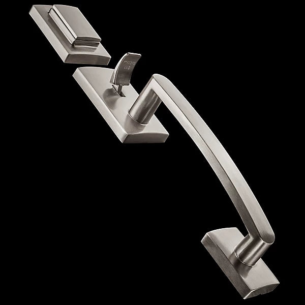 Baldwin - Prestige Collection - Tubular Entry Handlesets - Spyglass (SPH) Sectional Handleset w/ Spyglass Lever In Satin Nickel