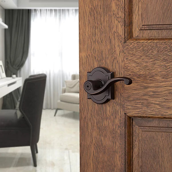 Baldwin - Prestige Collection - Knobs & Levers - Madrina (MDL) Lever w/ Arch Rose In Venetian Bronze