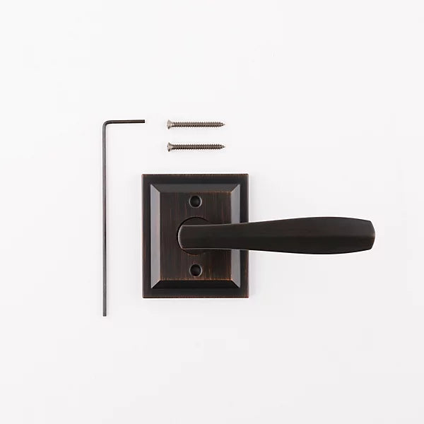 Baldwin - Prestige Collection - Knobs & Levers - Torrey (TOL) Lever w/ Square Rose In Venetian Bronze