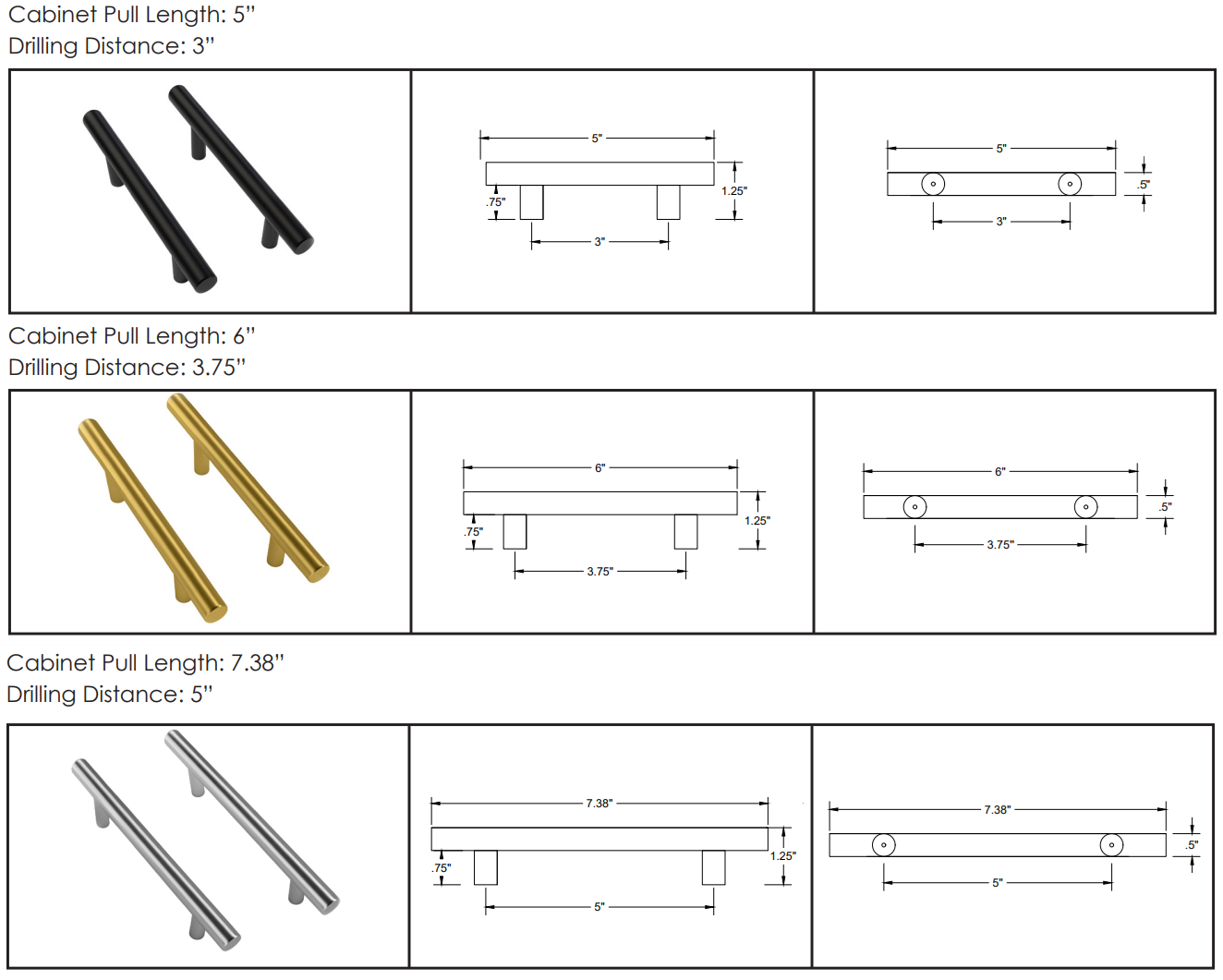 Mega Handles - Cabinet Hardware - Canara Cabinet Pulls