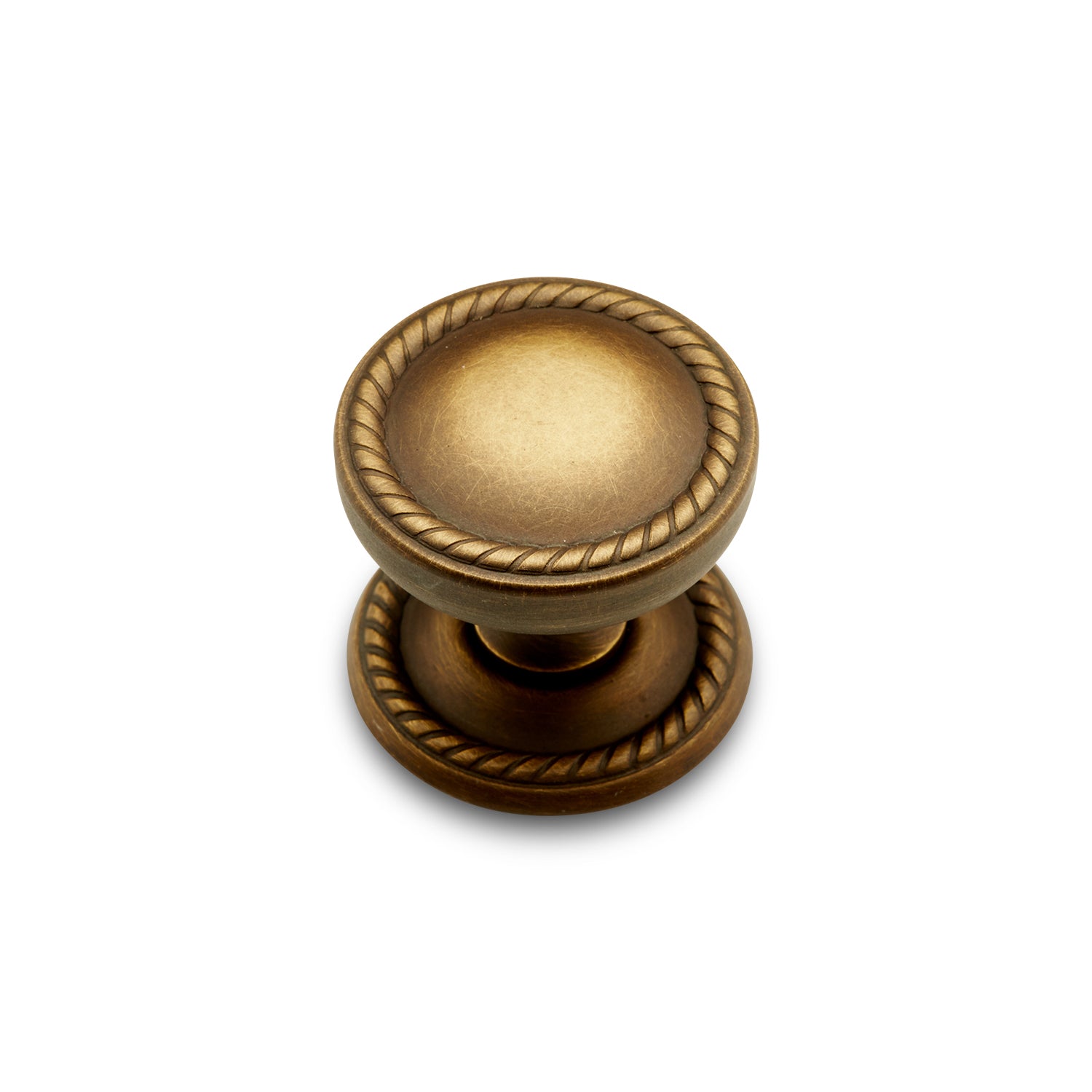 RK International - Rope - Flat Rope Cabinet Knob with Detachable Back Plate