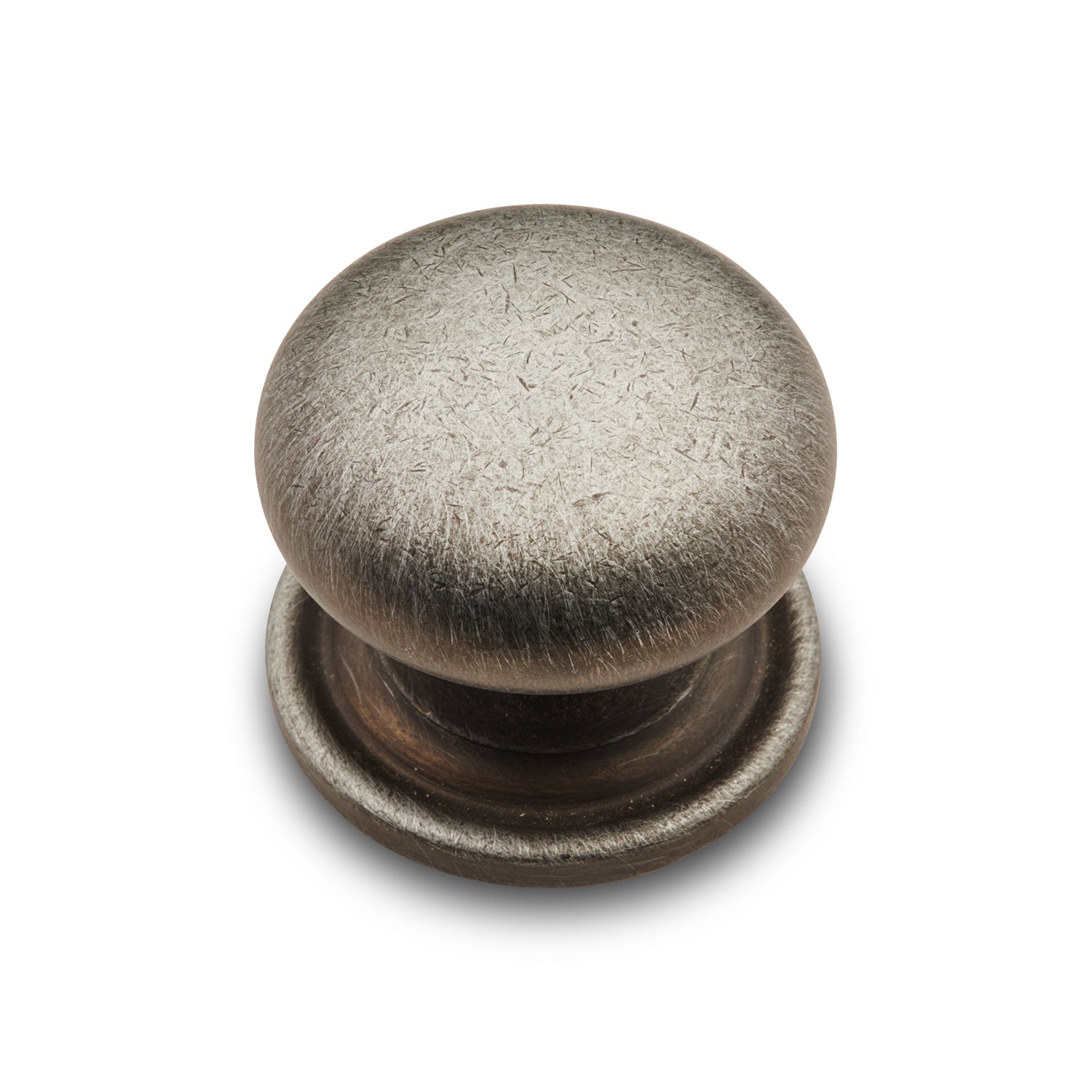 RK International - Miscellaneous Knobs - Solid Plain Cabinet Knob with Backplate