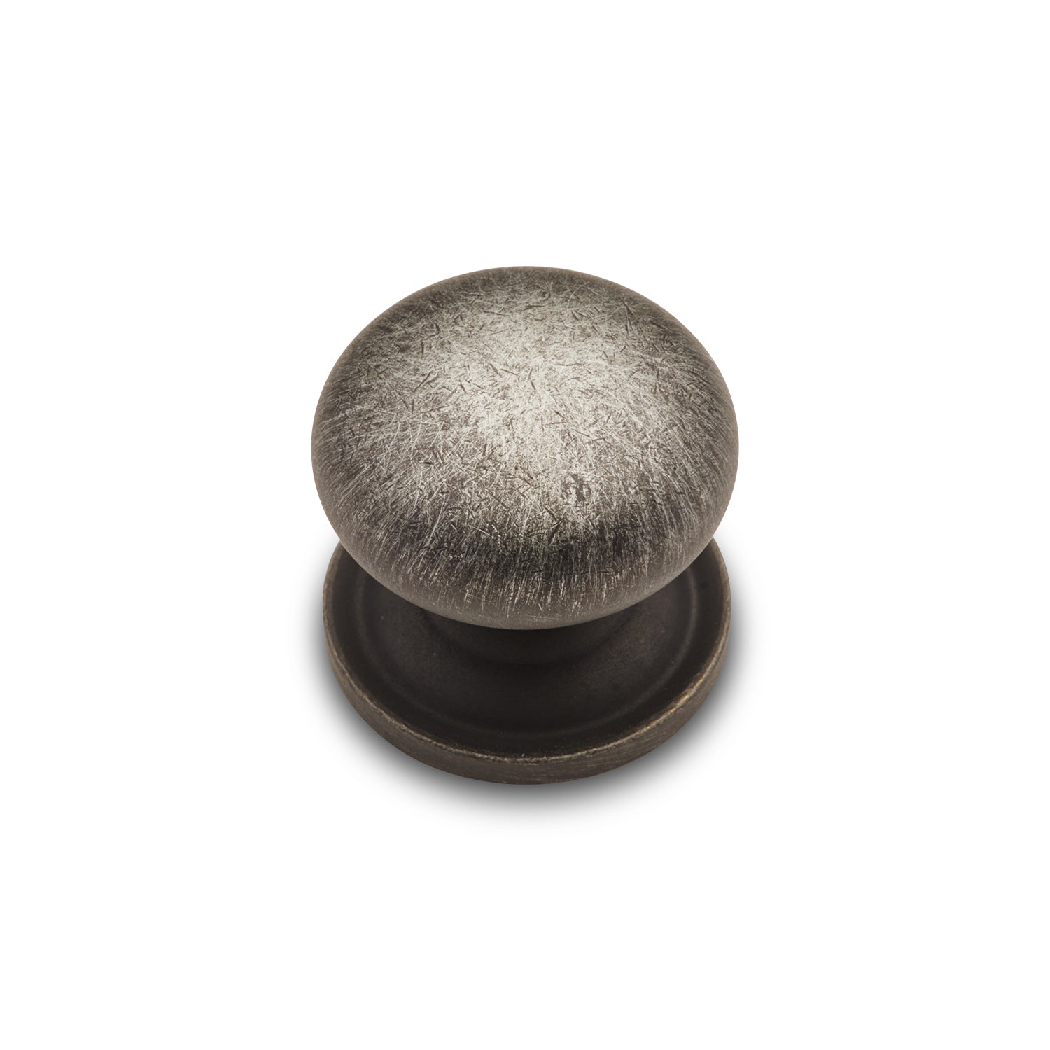 RK International - Miscellaneous Knobs - Solid Plain Cabinet Knob with Backplate