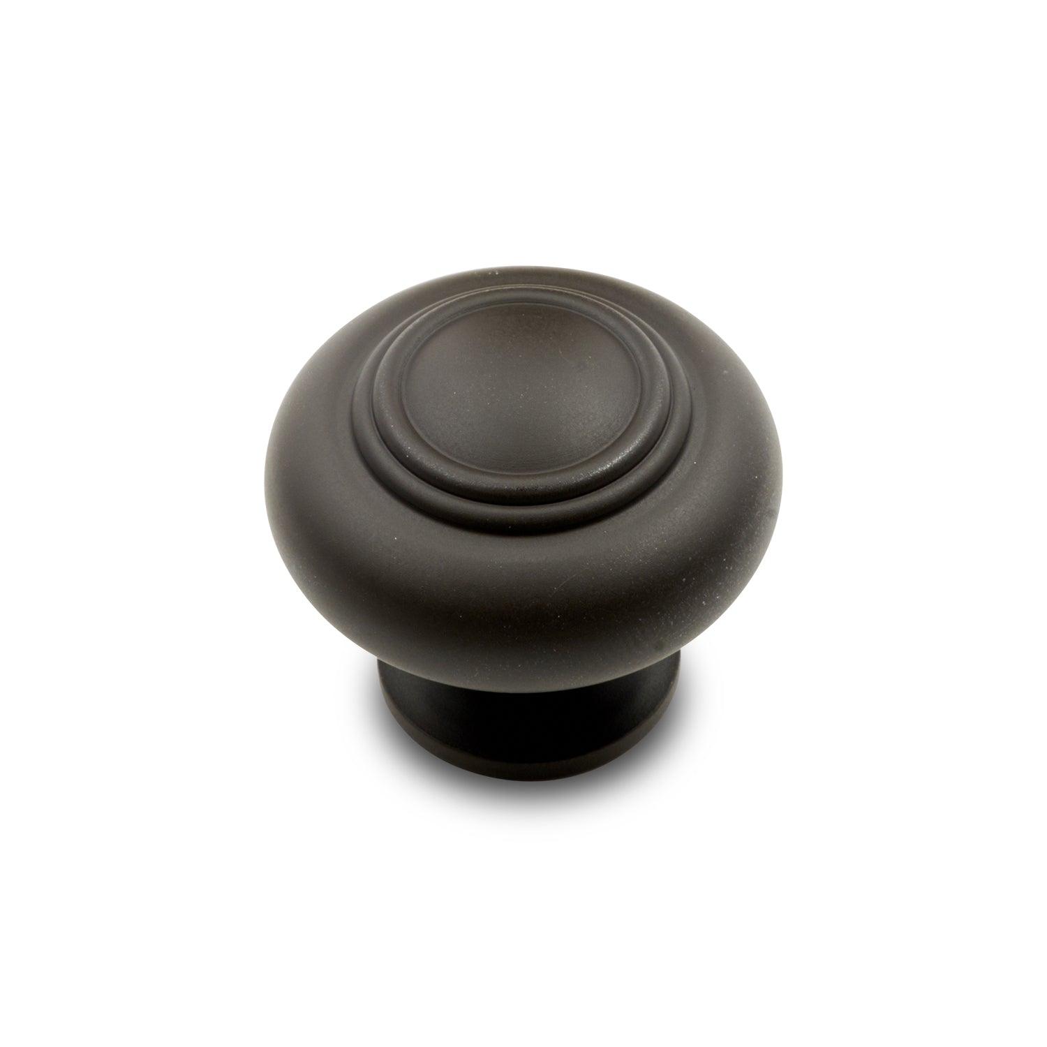 RKI - Decorative Ends Collection - Double Ringed Cabinet Knob