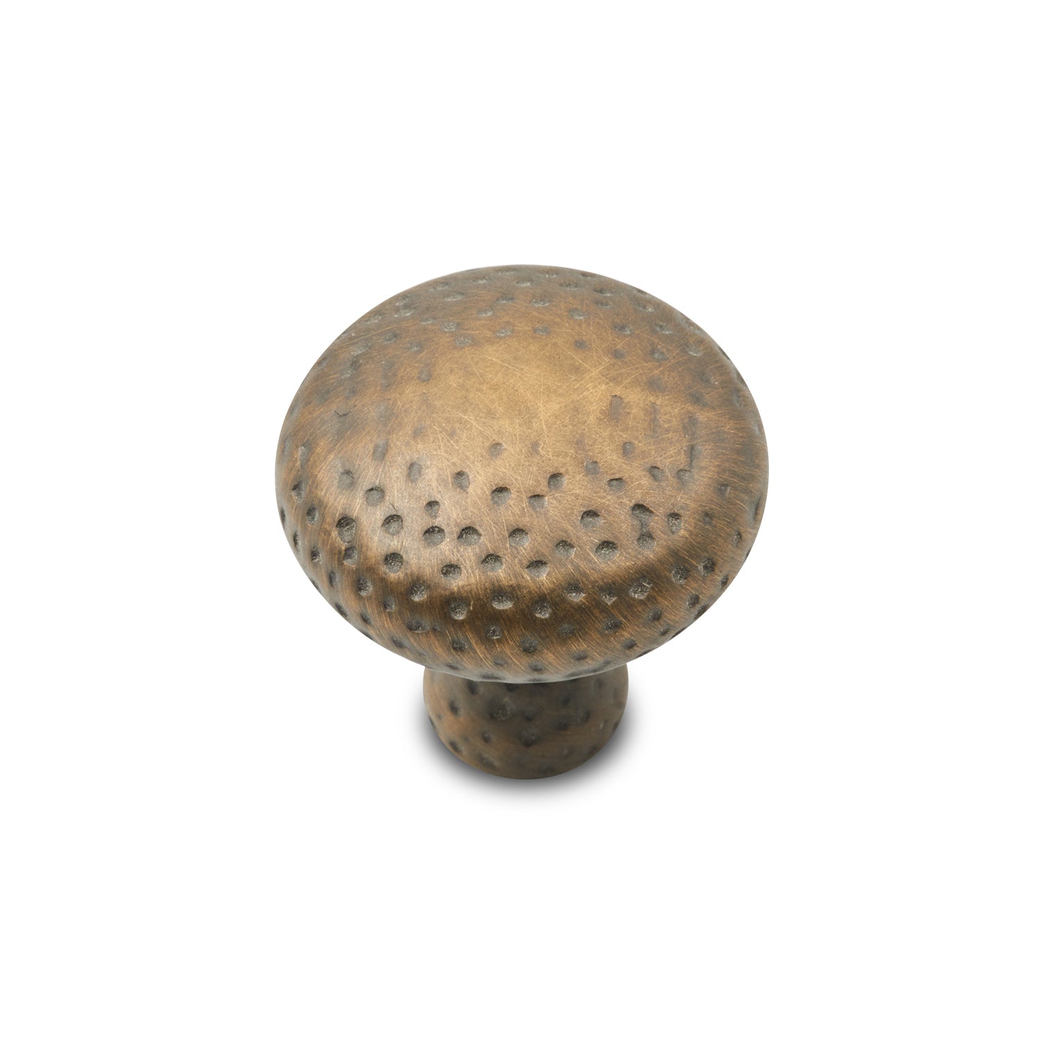 RK International - Divet Indents - Solid Round Cabinet Knob