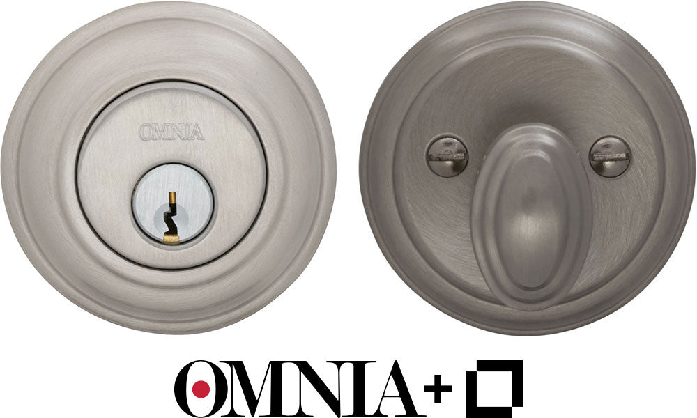 Omnia Colonial Keyless Auxiliary Deadbolt Kit powered by Level