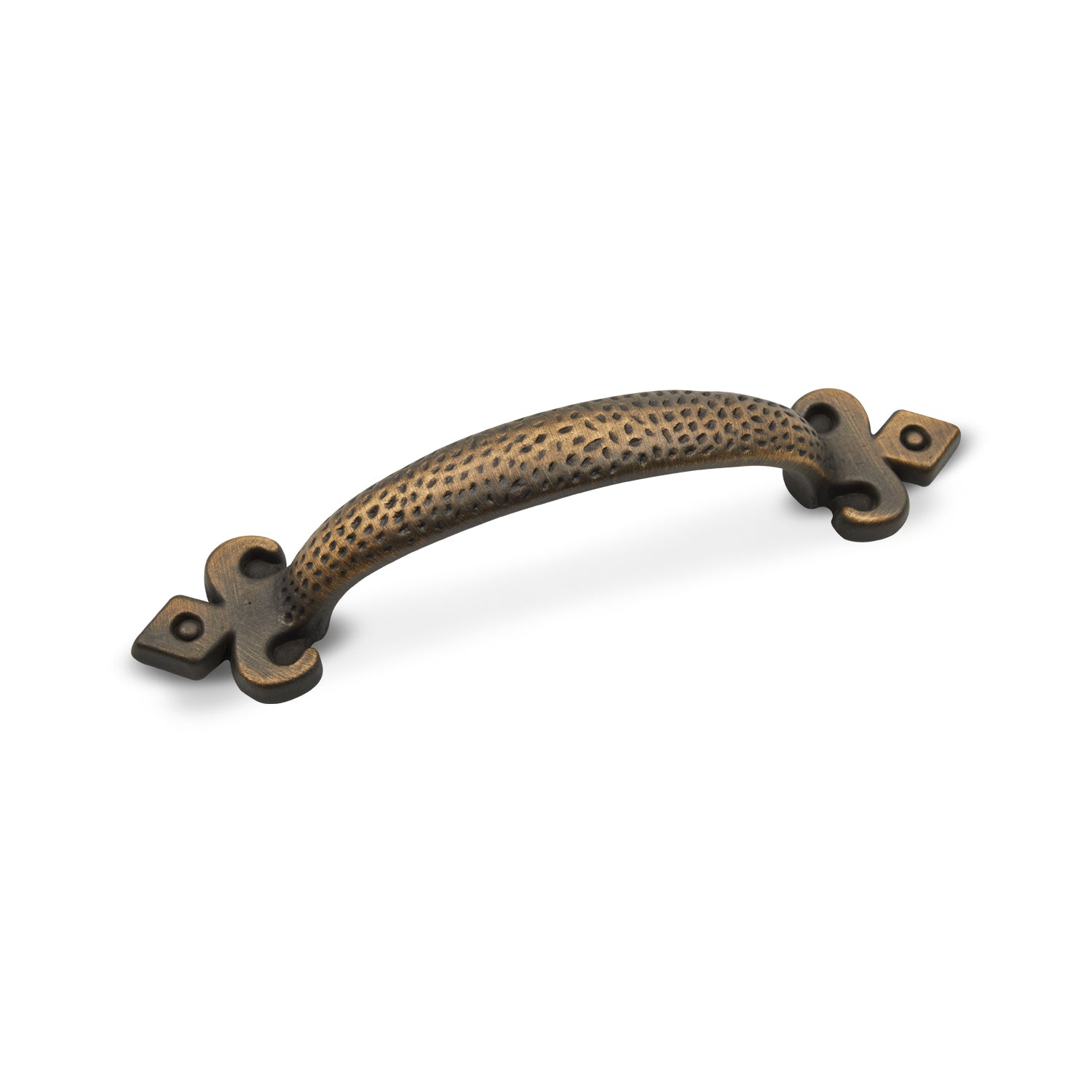 RK International - Divet Indents - 3" Divet Indent Bow Cabinet Pull with Gothic Ends