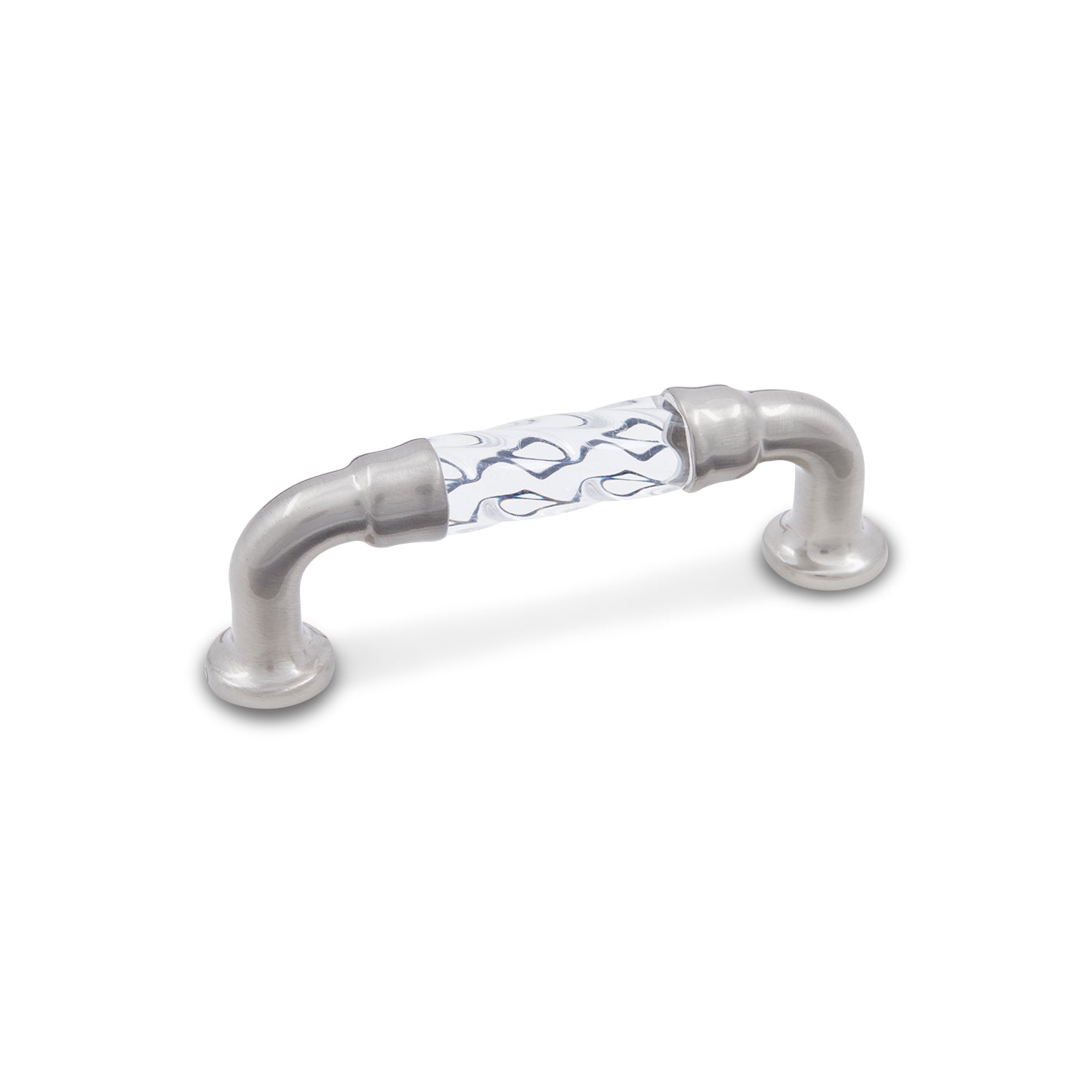 RK International - Acrylic Hammered - Bow Acrylic 3" Cabinet Pull