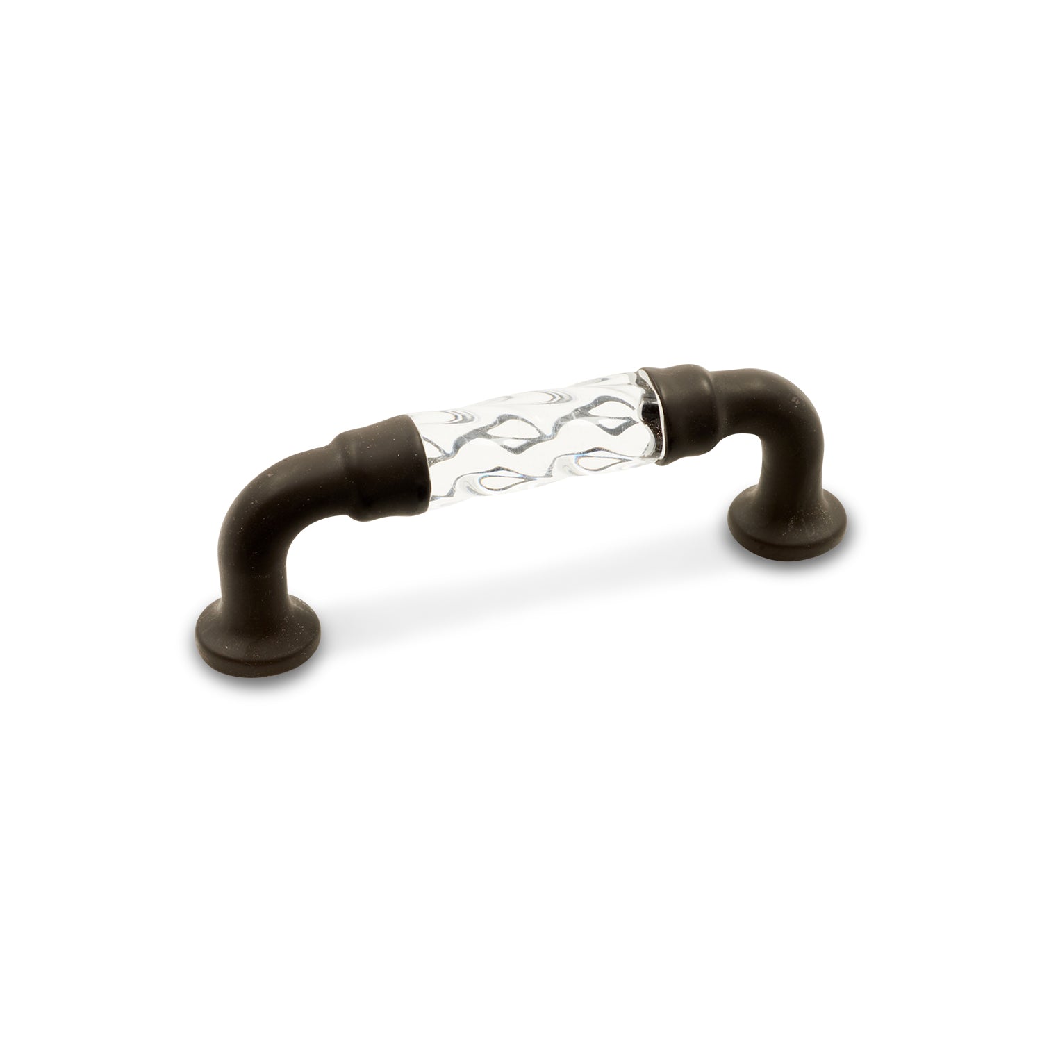 RK International - Acrylic Hammered - Bow Acrylic 3" Cabinet Pull