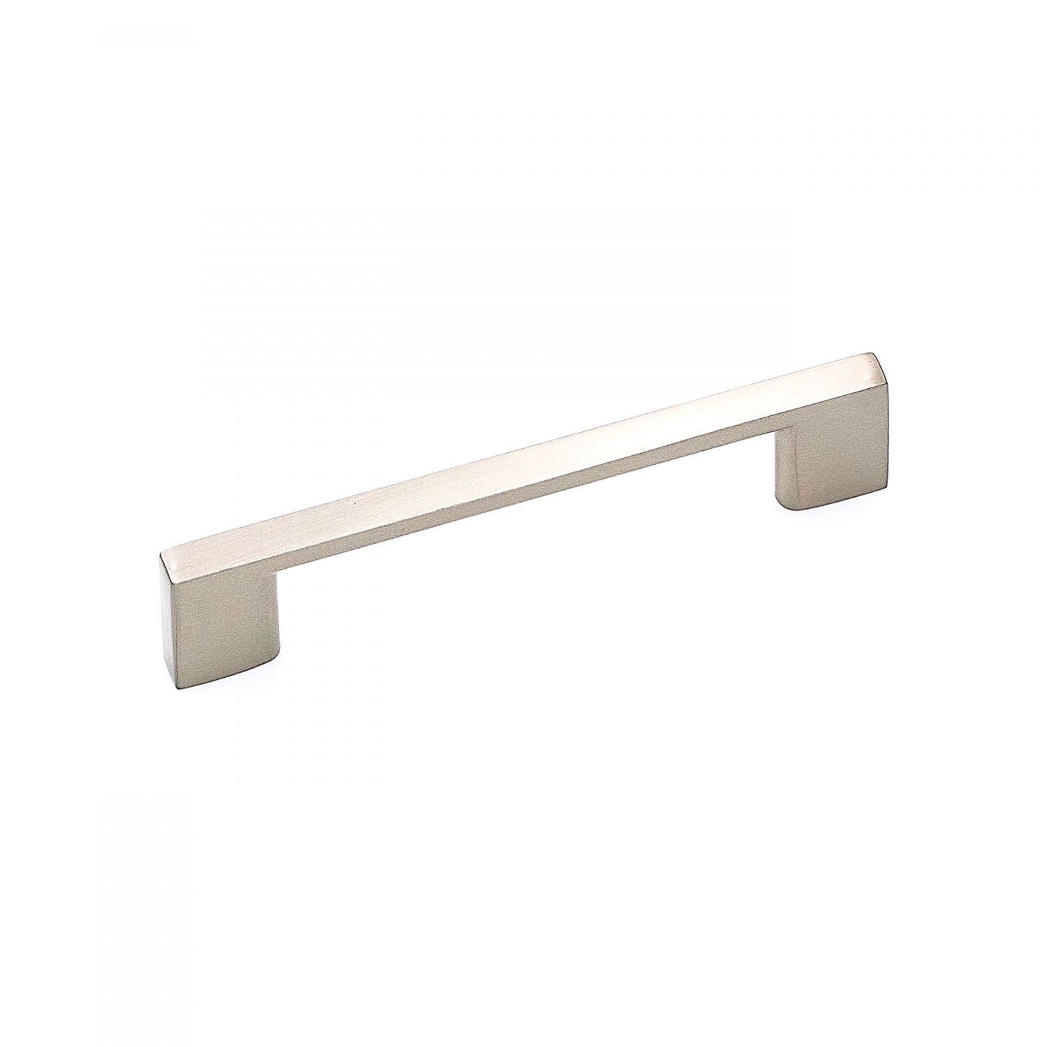 RK International - Satin Nickel & Polished Chrome - Square Box Rail Bar Cabinet Pull