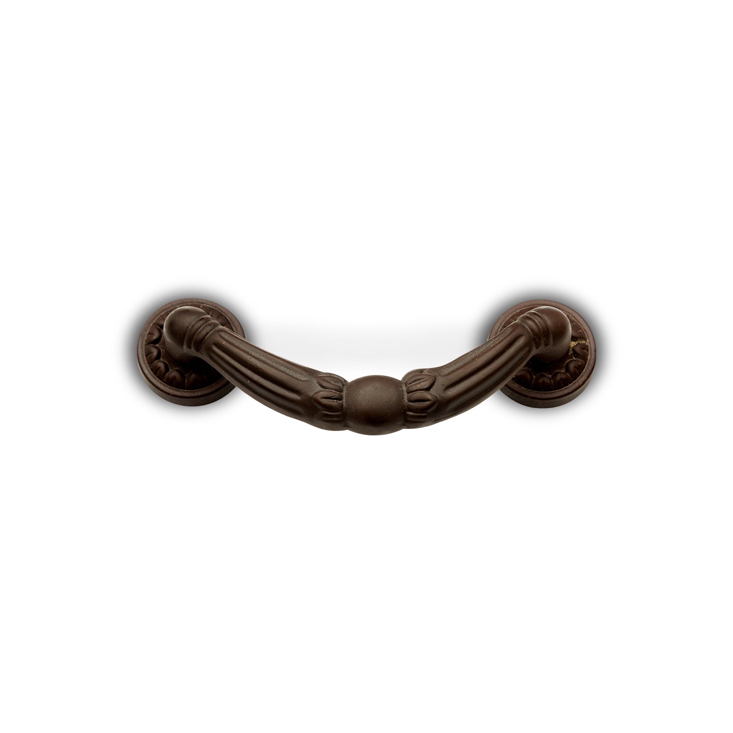 RK International - Miscellaneous Pulls - Ornate Drop Cabinet Pull with Petal Bases