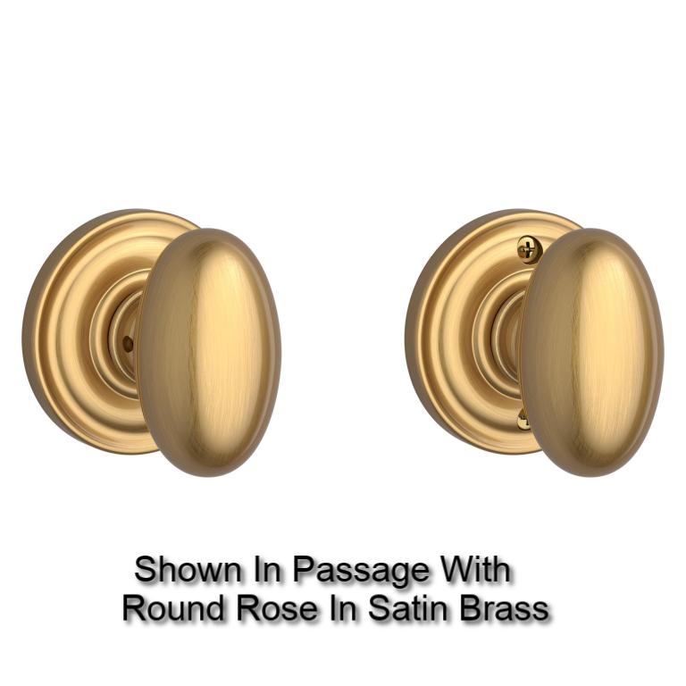 Baldwin - Reserve Collection - Knobs & Levers - Ellipse Knob Set w/ Rose