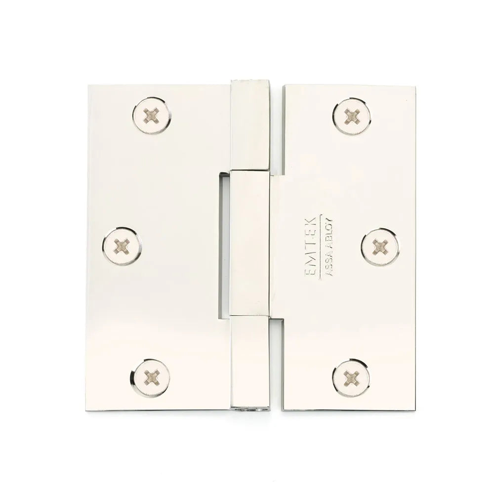 Emtek - Solid Brass Hinges - Heavy Duty Square Barrel Hinges (Pairs)