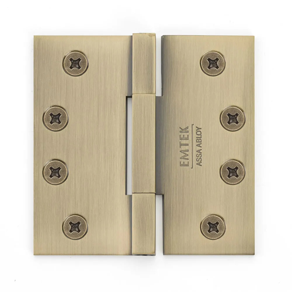 Emtek - Solid Brass Hinges - Heavy Duty Square Barrel Hinges (Pairs)