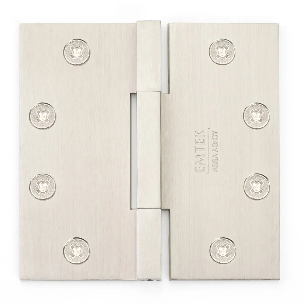 Emtek - Solid Brass Hinges - Heavy Duty Square Barrel Hinges (Pairs)