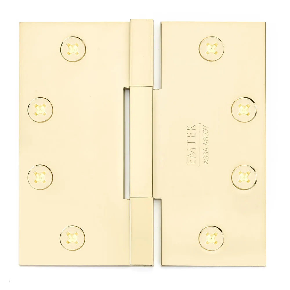 Emtek - Solid Brass Hinges - Heavy Duty Square Barrel Hinges (Pairs)