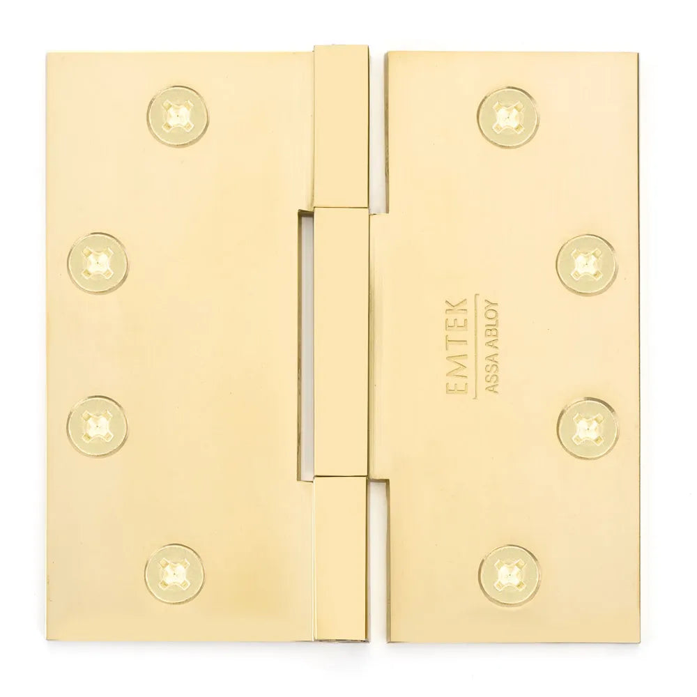 Emtek - Solid Brass Hinges - Heavy Duty Square Barrel Hinges (Pairs)