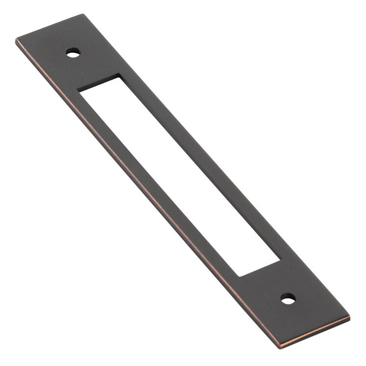 Emtek - Modern Backplate Collection - Backplate for Cabinet/Appliance Pulls