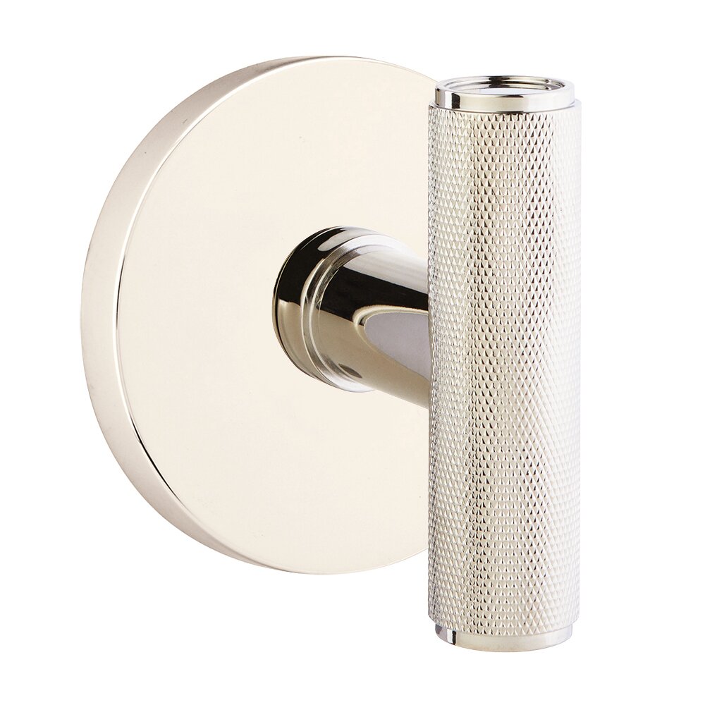 Emtek - Studio Brass - The Ace Knurled Knob - Passage