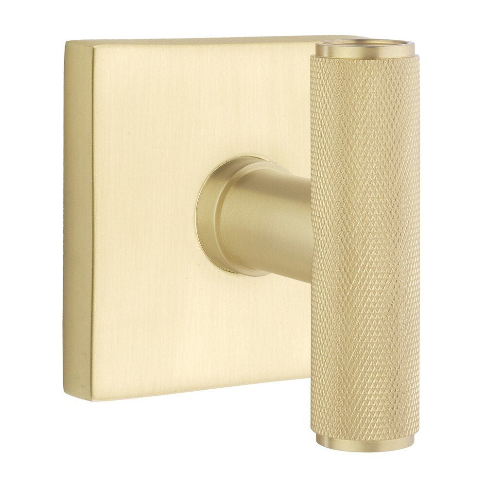 Emtek - Studio Brass - The Ace Knurled Knob - Privacy