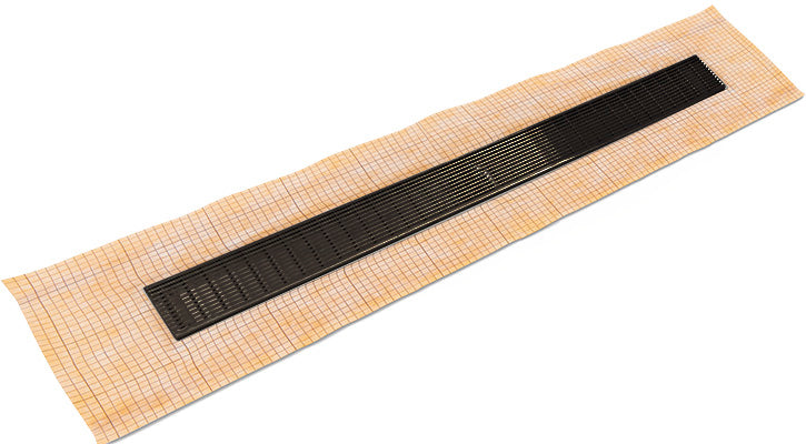 Infinity Drain - Fixed Flange Schluter-KERDI - FCSAS 65 Wedge Wire Linear Drain