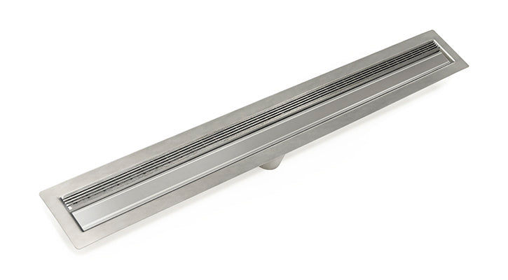 Infinity Drain - Fixed Flange Stainless Channel - FFAS 38 Solid Linear Drain