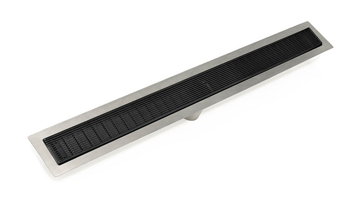 Infinity Drain - Fixed Flange Stainless Channel - FFAS 65 Wedge Wire Linear Drain