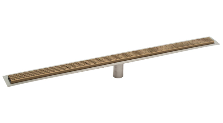 Infinity Drain - Fixed Flange Stainless Channel - FFGR 65 Adhesion Linear Drain