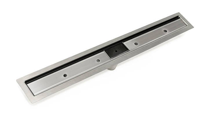 Infinity Drain - Fixed Flange Stainless Channel - FFST Slot Linear Drain
