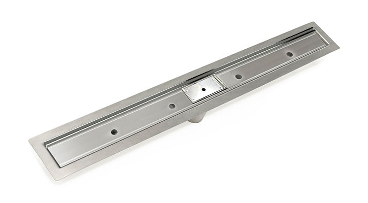 Infinity Drain - Fixed Flange Stainless Channel - FFST Slot Linear Drain