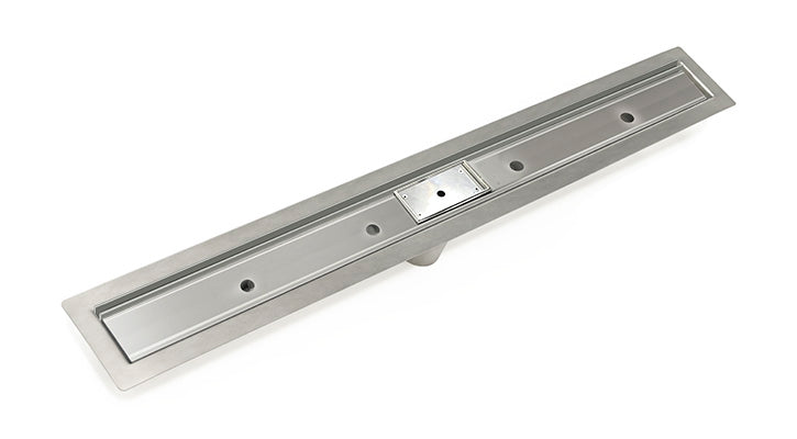 Infinity Drain - Fixed Flange Stainless Channel - FFST Slot Linear Drain