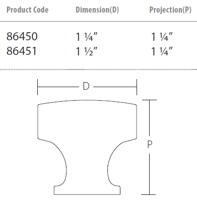 Emtek - Urban Modern Collection - Freestone Cabinet Knob