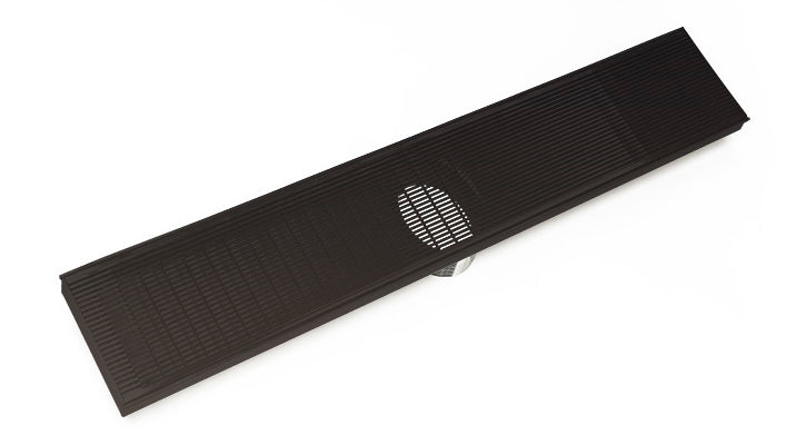 Infinity Drain - Fixed Stainless Channel - FXAS 100 Wedge Wire Linear Drain