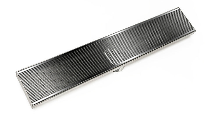 Infinity Drain - Fixed Stainless Channel - FXAS 100 Wedge Wire Linear Drain